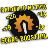 Raider.IO Mythic Score Boosting Service