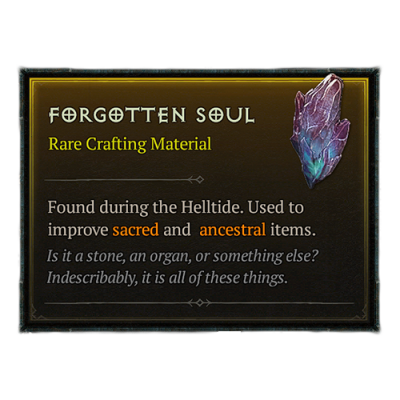 where to get forgotten soul