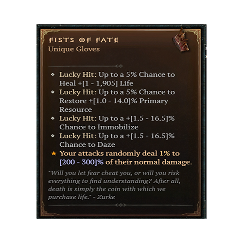 Buy Fists of Fate Unique – Diablo 4 Service | KBoosting