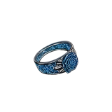 Blue Rose Unique Ring