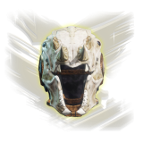 Skull of Dire Ahamkara Exotic Warlock Helm