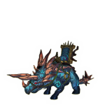Cobalt Primordial Direhorn Mount For Sale