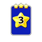 3-Star Stickers for Sale