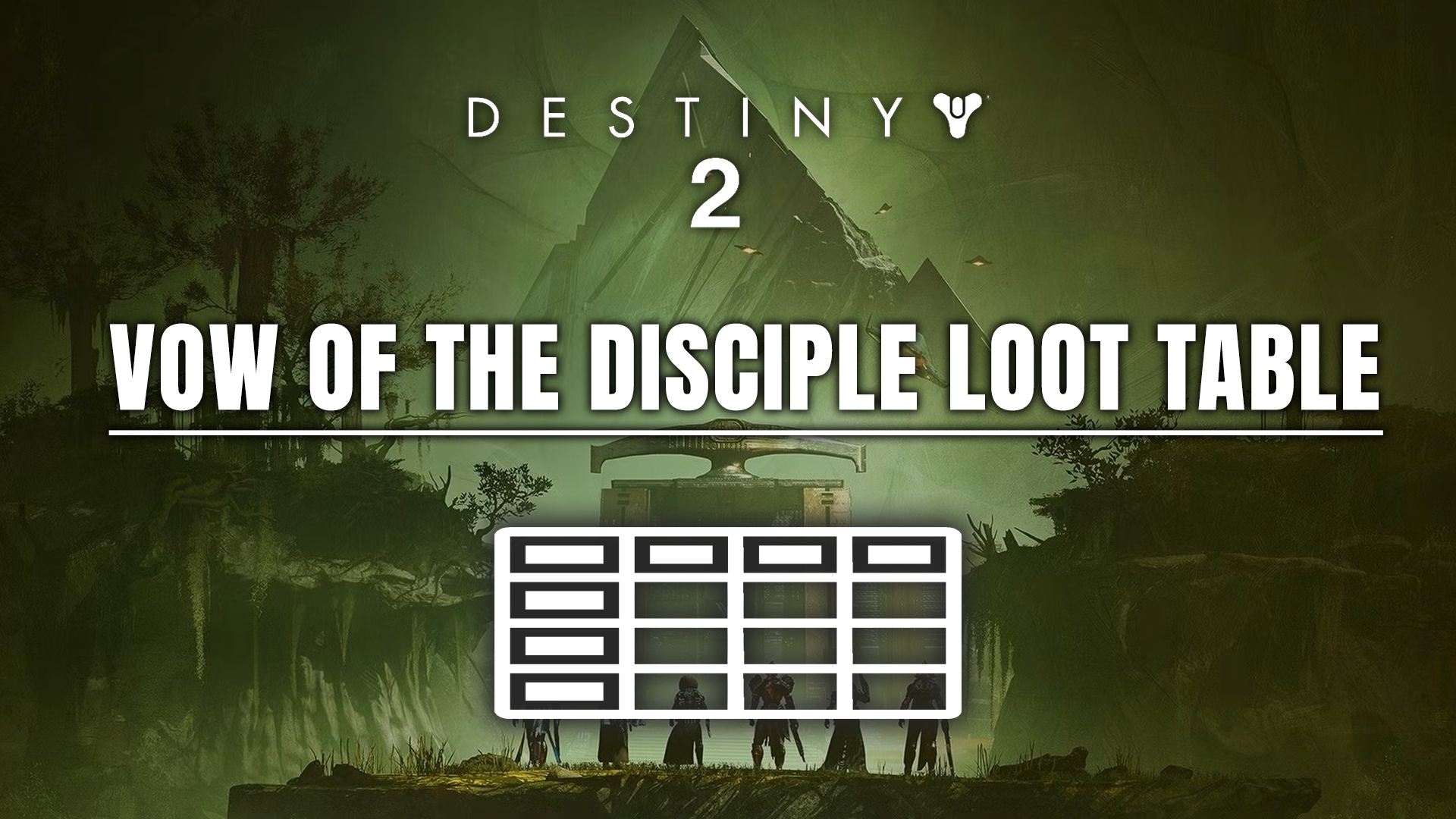 Destiny 2 Vow of the Disciple Loot Table – Raid Loot Pool in Detail