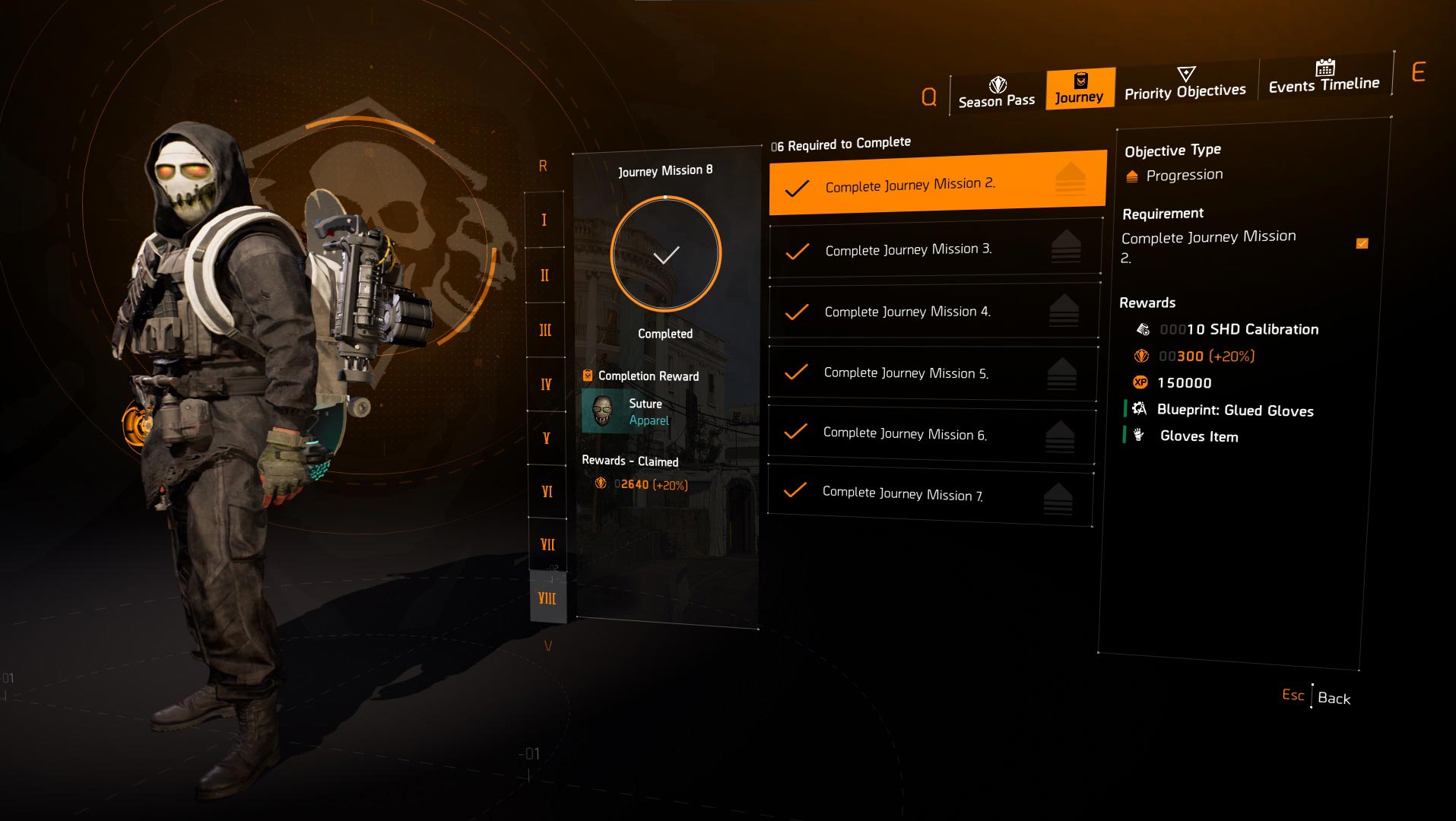 journey mission 8