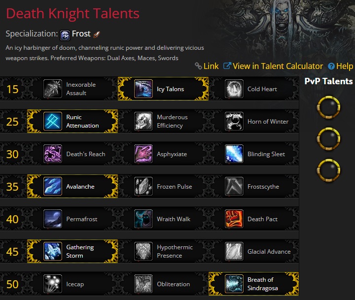 Frost Death Knight Guide - Shadowlands 9.2.7 - KBoosting