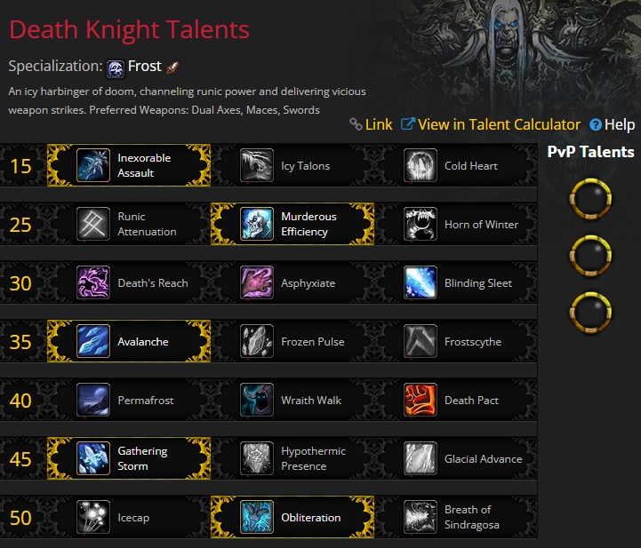 Frost Death Knight Guide - Shadowlands 9.2.7 - KBoosting