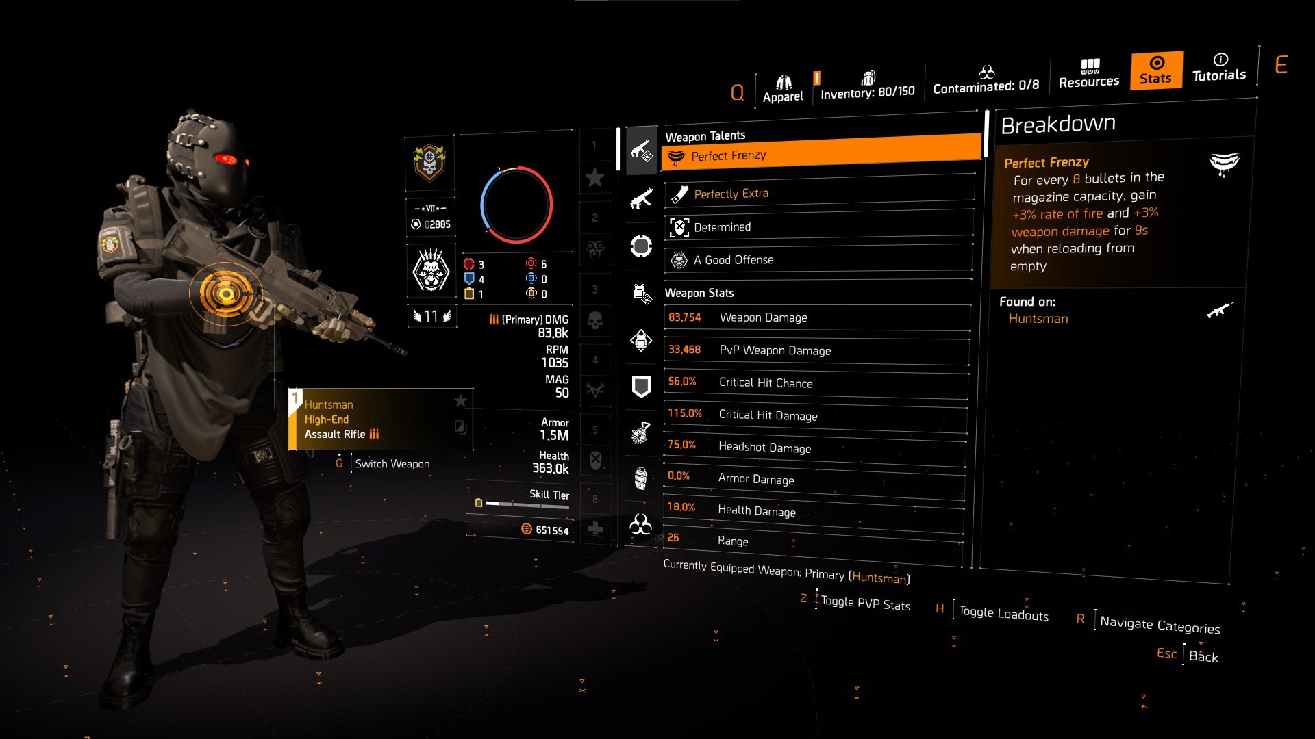 huntsman striker build 2