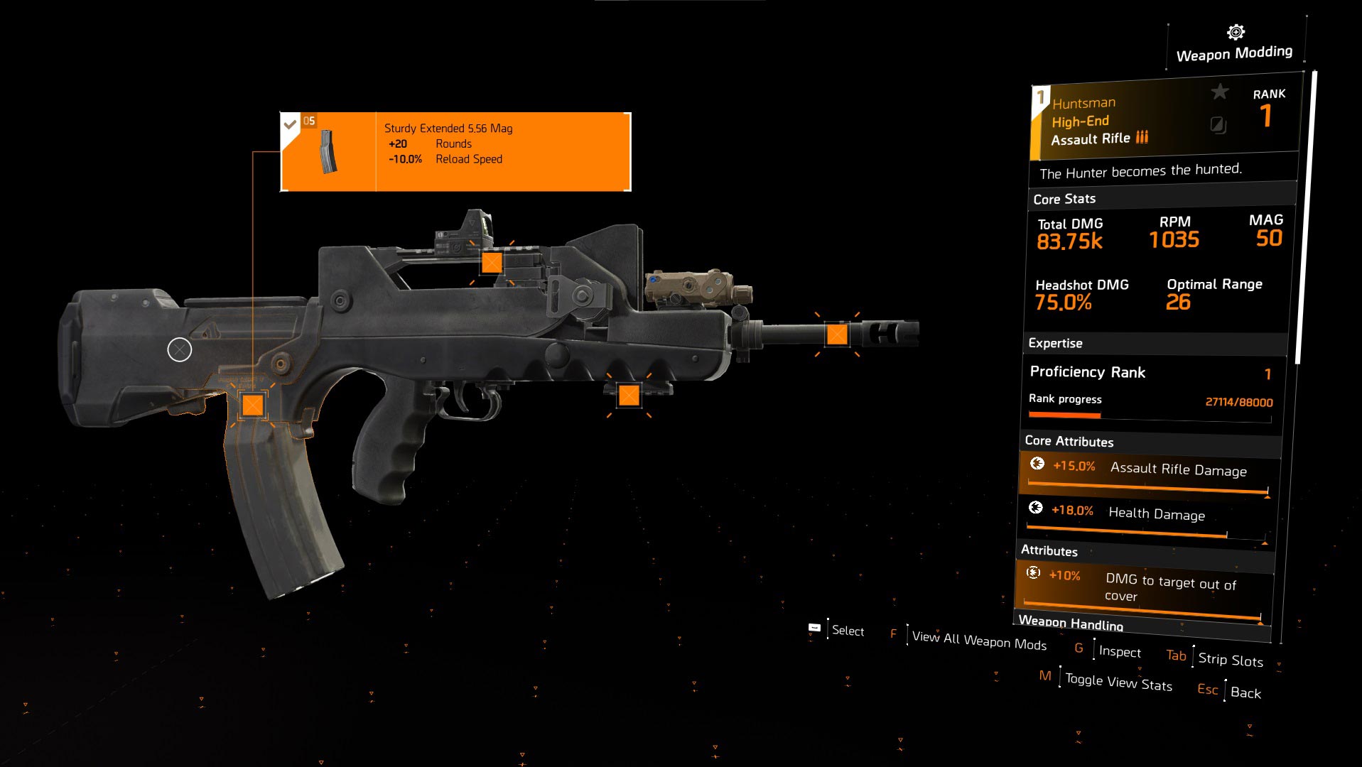 huntsman striker build 4