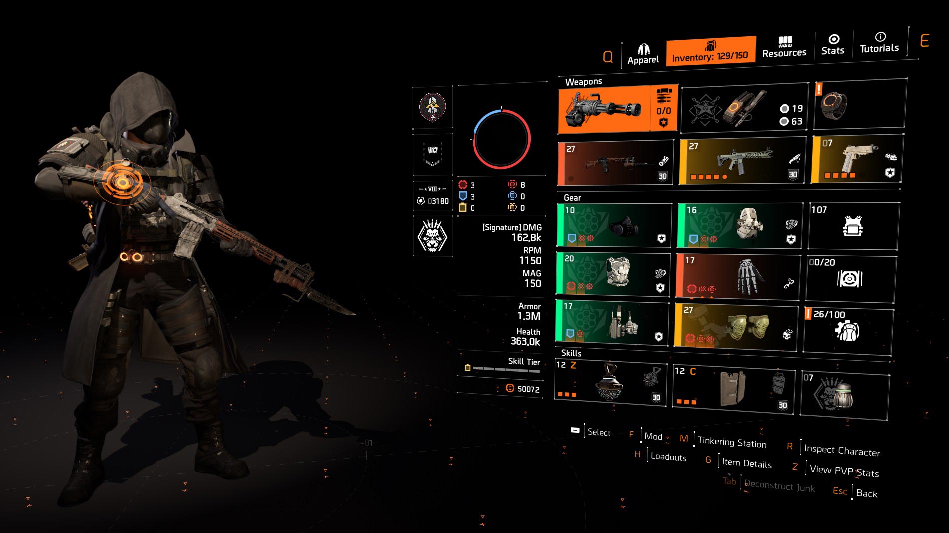 hybrid striker sheriff build