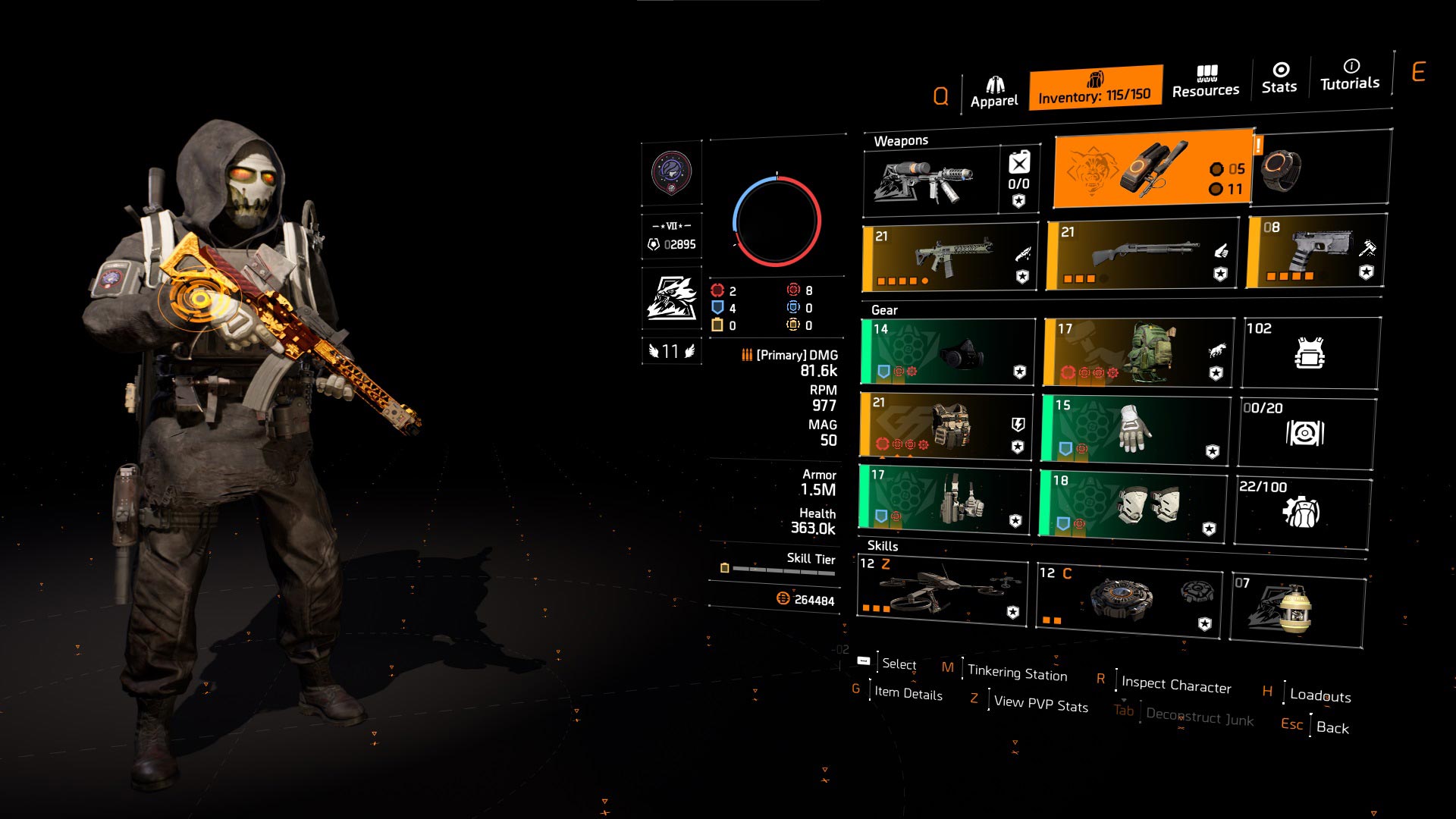 lexington pvp build