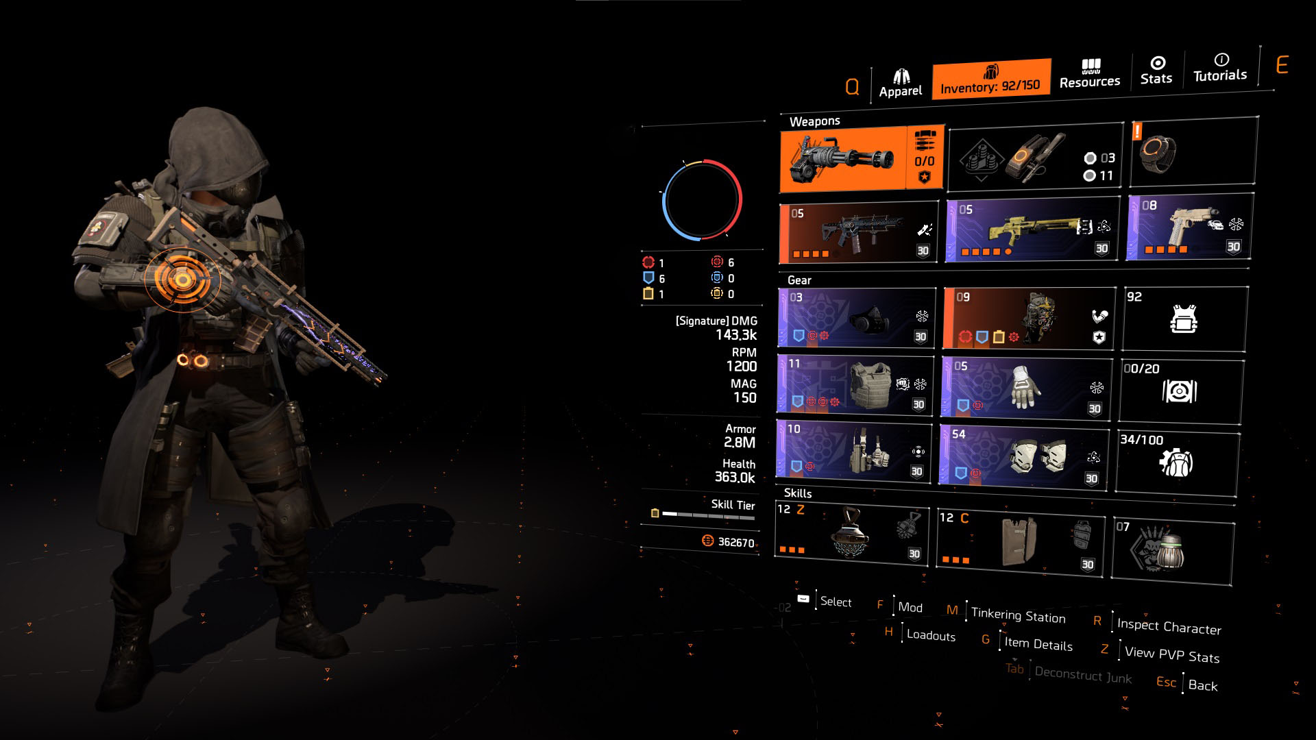 prototype striker blue build with memento