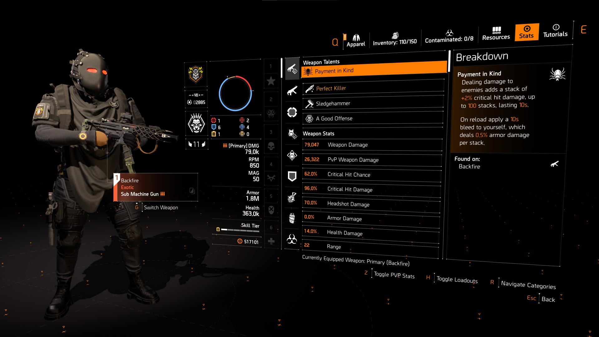 umbras backfire haz pro build 2