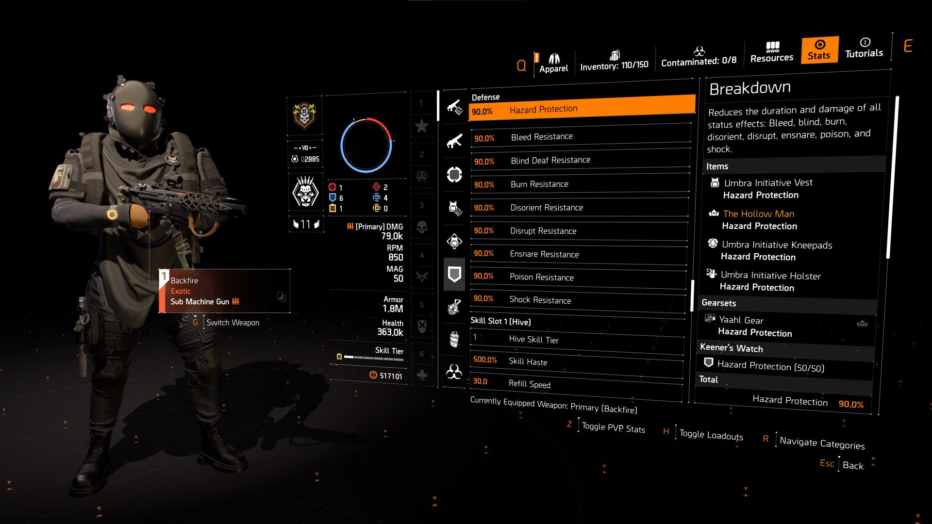 umbras backfire haz pro build 3
