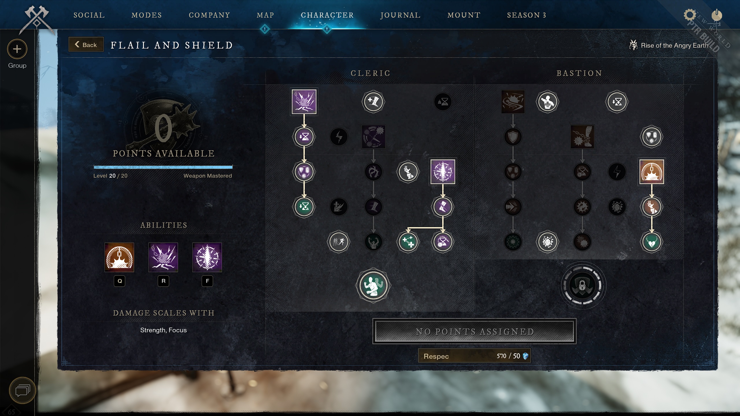 flail skill tree for pve and pvp