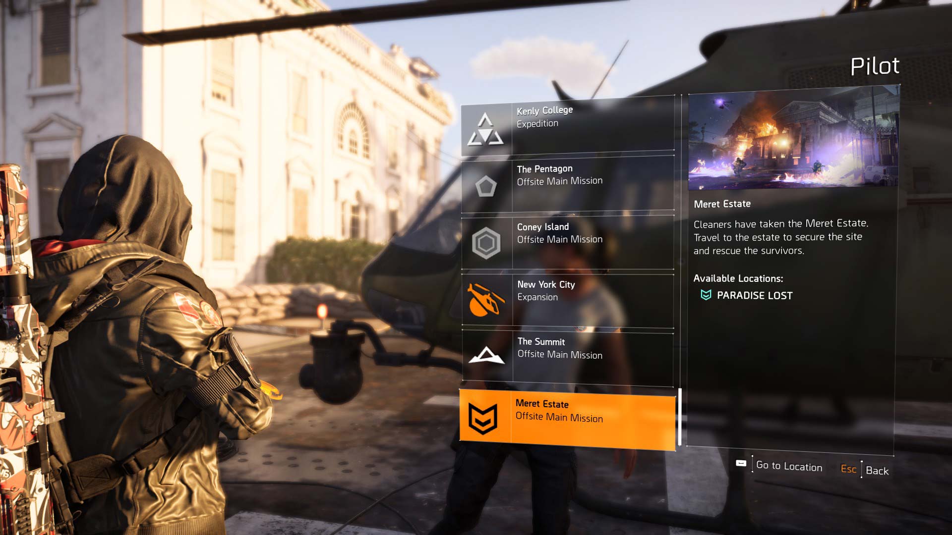 The Division 2 applies several fixes to its Paradise Lost Incursion mission  in latest patch